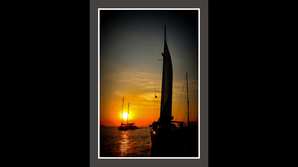 03-Roger Hemeleers-Zonsondergang in de Caraiben
